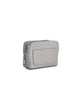 Calvin Klein Hailey Monogram Crossbody Bag in Ivory